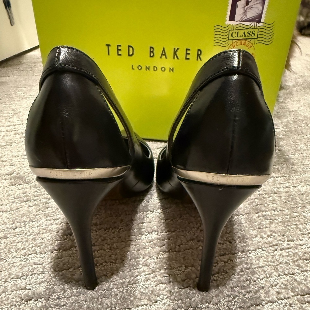 Ted Baker Latefa Black Stiletto Heels - Picture 6 of 7